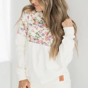 Mindy Mae's Market Cream Floral Pullover